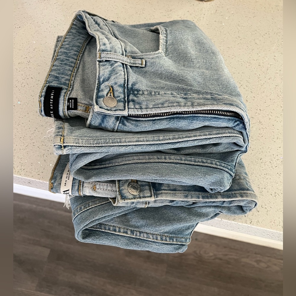 Bundle of Light Blue Denim Jeans